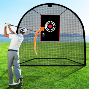 Golf Net for Backyard Easy Set Up Golf Practice Net for Beginner or Professional Indoor Golf Hitting Net with Target 7X7X3FT