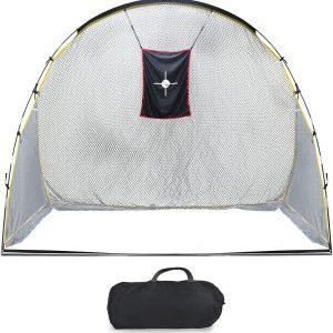 Golf Hitting Net Area,10x7FT Golf Swing Net,Golf Practice Net for Backyard Driving,Portable Golf Practing Nets,Golf Net with Carry Bag and Target